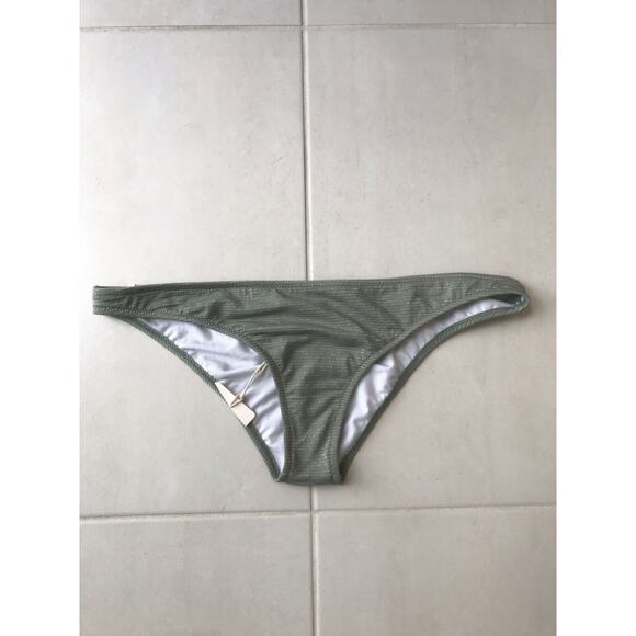 Rhythm Bikini Bottom Multicolor Striped Swimwear - Picture 1 of 8